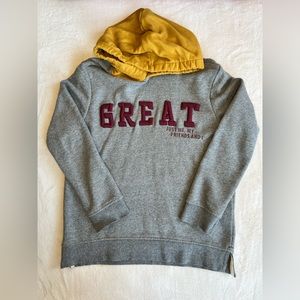 Grey graphic hoodie from Zara Kids.  Size 9Y 2/$15